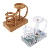 Kinetic Art Perpetual Motion Machine Ornament Desk Non Stop Rolling Ball Toy Science Physics Gadget Desktop Decoration