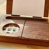 AOOKMIYA Wooden Watercolor Box Portable Folding Watercolor Palette Cases Oil Paint Box Beginners Outdoor Sketching Painting Art Tools  AOOKMIYA.COM