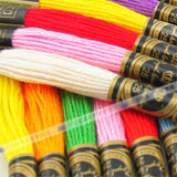 AOOKMIYA 100% Cotton High Quality Cross stitch Floss Embroidery thread  Cross Stitch Embroidery Hand Knitting Sewing Weaving 8m 447 color