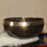 AOOKMIYA Large Brass Tibetan Bowls Alchemy Singing Bowls Handmade Percussion Sound Healing Meditation Spiritual Instruments for Yoga AOOKMIYA.COM