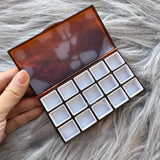 AOOKMIYA 15/24 Grid Portable Paint Palette Watercolor Gouache Acrylic Moisturizing Box Sketching Portable Paint Tray Art Supplies