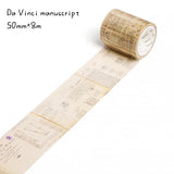 Antique Hand Account Material and Paper Tape European and American Retro English Text Hand Account Decorative Stickers