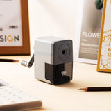 Deli Rotary Pencil Sharpener Machine Pencil Cutter Office Stationery School Hand Crank Pencil Sharpener 1pcs Random Color