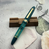 WingSung 630 Hammer Pattern Fountain Pen Iraurita 0.5mm NO.8 Nib Piston Resin Gold Clip Pen Stationery Business Writing Gifts