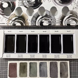 AOOKMIYA Kuretake Gansai Tambi Sumi Colors New Limited Smoky Grey 6 Colors Watercolor Paints Artist Drawing Aquarel Pigments Art Supplies