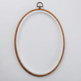 AOOKMIYA Imitated Wood Round,Oval Different Size Decorative Cross Stitch Hoop Ring Frame Embroidery Frame Circle Hanging Arts Ornament