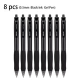 Deli 4/8pcs 0.5mm Black/Red/Blue Ink Gel Pen Signing Pen School Student Supplies Stationery Office Supplies Gift