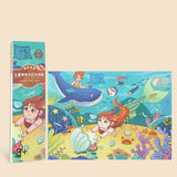 Portable Watercolor Graffiti Painting Children's Painting Set Color Fill Comes with Pigment Graffiti Notebook Puzzle Drawing