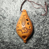 AOOKMIYA Fish Bird Pattern Ten Hole Flute A Mini Ocarina Traditional Folk Legend Base Professional Musical Instruments Offers Ocarina AOOKMIYA.COM