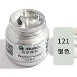 Dazzling Fluorescent Textile Fiber Acrylic Paint Single Bottle 50ml Colorful Painting Clothes Dye Waterproof Graffiti Diy