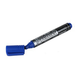 AOOKMIYA 10PCS/BOX Deli S552 Inkable Marker Permanent Marker Pen Paint Marker  Black Blue Red 3 Colors Ink Changeable Pen