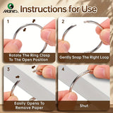 AOOKMIYA Marie's 9x12in Loose Leaf Sketch Book, 60 Sheets,98lb/160gsm,A4/8K High Quality Pad for Drawing,Painting,Sketching for Adults