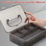 AOOKMIYA 1/2/3pcs Large Capacity Storage Painting Layer Double Pencil Box,Stackable for Brush Drawing Pen Pencil for Students and Artists