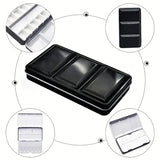 Sturdy Metal Travel Watercolor Palette Box, 14 Wells, Mixing Trays with Paint Tray, Watercolor Pans, and Lid, Portable
