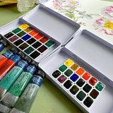 AOOKMIYA ROSA  Artist Watercolor Paint Watercolor Subpackage 0.5/1ML Trial Pack Master Level Watercolor Painting Works Art Supplies