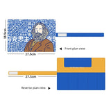 Hand Drawn Marxist Peripheral Pencil Case Niche Design Scroll Style Stationery Roller Blind Bag Student Storage Bag
