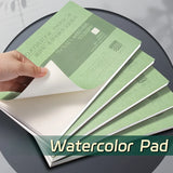 AOOKMIYA 140lb/300 gsm Watercolor Paper 20 Sheets,Medium Grain Pad for Drawing,Mixed Media,Charcoal,Pastel,Ink, Acrylic for Adults,Artist