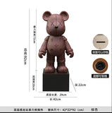 Bear Decoration Landing Figurine Resin Material Ornaments Sculpture Beside The TV Cabinet in The Living Room Festival Gift