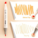 AOOKMIYA 24 Colors Poster Art Rotuladores Punta Pincel Graffiti Paint Colour Marker Pen