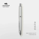 JINHAO 10 Press Fountain Pen Retractable EF/F Nib Metal With Clip Writing Ink Pen Converter School Supplies Stationery PK A1 A2