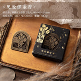AOOKMIYA Watercolor Book Retro Metal Clip Travel Hand Ledger Fixed Clip Travel Portable Watercolor Box Clip Stationery Art Supplies