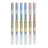 6/8Pcs/Set Gel Pen Black/Red/Blue 0.38/0.5mm Ink Japan Color Pen Office School Ballpoint Pen Japanese Kawaii Stationery