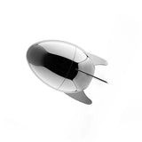 Stainless Steel Coffee Spoon Set, Home Kitchen Tableware, Creative Ice Cream Spoon, Modern Light, Luxury Gift, Rocket Egg Decora