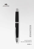 JINHAO 10 Press Fountain Pen Retractable EF/F Nib Metal With Clip Writing Ink Pen Converter School Supplies Stationery PK A1 A2