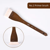 Wool brushes Wide watercolor brushes Primer brushes Board brushes for students Paint base brushes for art students