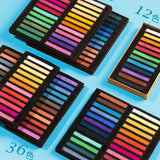 48/36/24 color chalk paint color powder professional painting hand-painted beginner pastel stick brush art supplies tools