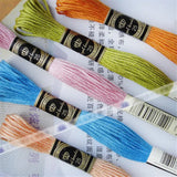AOOKMIYA 100% Cotton High Quality Cross stitch Floss Embroidery thread  Cross Stitch Embroidery Hand Knitting Sewing Weaving 8m 447 color