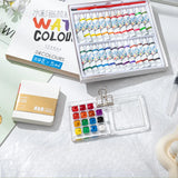 AOOKMIYA Acrylic Mini Watercolor Palette Empty 8/15 Grid Portable Paint Box Travel Painting Watercolor Packaging Paint Tray Art Supplies