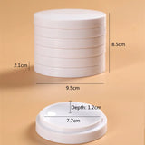 AOOKMIYA New Multi-layer Imitation Porcelain Palette with Cover Calligraphy Ink Plate Paint Box Watercolor Painting Palette Art Supplies