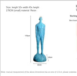 Hotel Lobby Large Figure Floor Ornaments Sales Office Model Room Window Abstract Art Soft Decoration Sculpture