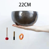 AOOKMIYA Full Moon Tibetan Singing Bowl Handmade Mindfulness Meditation Nepal Singing Bowls Yoga Chakra Sound Healing Therapy Accessories AOOKMIYA.COM