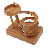 Kinetic Art Perpetual Motion Machine Ornament Desk Non Stop Rolling Ball Toy Science Physics Gadget Desktop Decoration