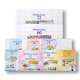 AOOKMIYA SAKURA Petit Color Solid Watercolor Paint Set Portable Sketch Set 12/18/24/30/36/60/72 Colors Student Artist Art Supplies  AOOKMIYA.COM