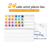 AOOKMIYA Russian White Nights Watercolour Paint Set 12/24/36 Professional for Aquarelle Painting Drawing Artists' Supplies. High Quality AOOKMIYA.COM