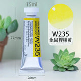 AOOKMIYA Japan Holbein Artist Transparent Watercolor Paint 15ml/0.5oz Tube Student/artist Professional Painting Art Supplies