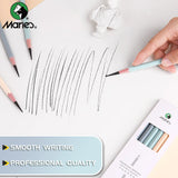 AOOKMIYA 6/12pcs Marie's Sketch Charcoal Pencils,Soft/Medium/Hard Lead with Colored Wooden Barrel for Drawing,Sketching,Shading & Blendin