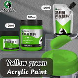 AOOKMIYA 1pc Marie's Professional Acrylic Pigment,Yellowish Green,100/300 ml(3.38 oz/10.1 oz),Perfect for Rock, Glass,Canvas,Adult,Artist