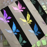 AOOKMIYA Pearl/Chameleon Watercolor Pig Test Points 9/12 Color Trial Sample Painting Calligraphy Nail Art Glitter Watercolor Art Supplies