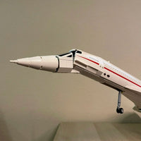 AOOKMIYA ART+ Creative Gifts IN stock 2083 pieces of MOC10318 Concorde aircraft large creative decoration puzzle ornaments, boys' birthday holiday gifts