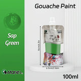 AOOKMIYA Marie's 1pc 100ml/3.38oz Gouache Paints,Rich Color,Highly Strong Coverage for Paper,Canvas,Wood Painting for Adults,Students