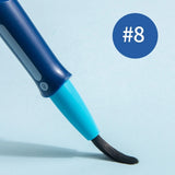 Scalable Watercolor Pen Nylon Material Oil Painting Tool Two Styles of Round Head and Flat Head Student Painting Tools