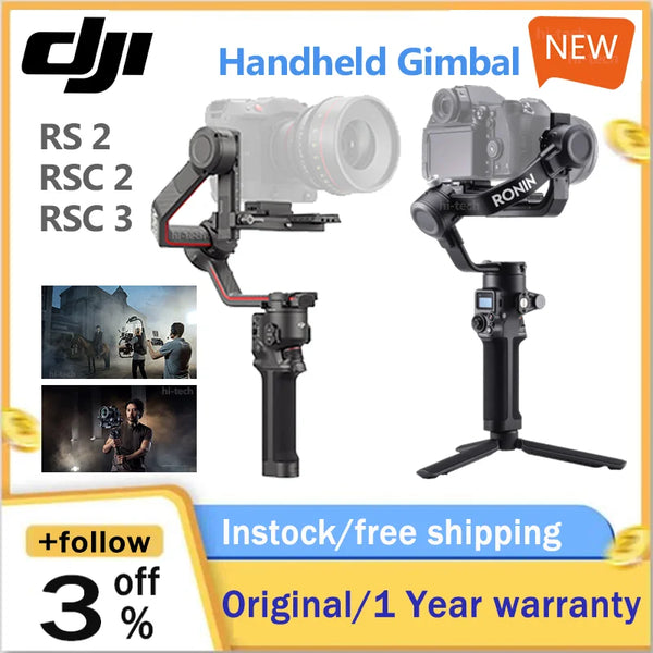 AOOKMIYA For-DJI RS 2 RS2 RSC 2 RSC 2 PRO COMBO RS 3 RS3 mini Ronin-SC Ronin SC2 camera gimbal Stabilisator Foldable Design OLED Screen