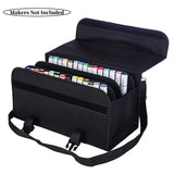 120 Slot Large Capacity Foldable Marker Pen Case Art Marker Pen Bag Storage Bag Durable Sketch Tool Storage Box Stationery