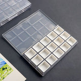 AOOKMIYA 15/24 Grid Watercolor Palette Paint Moisturizing Box Gouache/acrylic Sealed Box Portable Sketching and Painting Supplies
