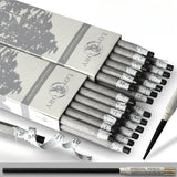 AOOKMIYA Rolling Paper Pull Line Pen Concentrated Carbon Pencil Beginner Art Sketch Comics Grinding-Free Charcoal Pencil Set