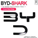 AOOKMIYA For BYD Shark 6 Front Badge Letter Sticker Logo Decorative Sticker 3D Sticker Cover Accessories Tools